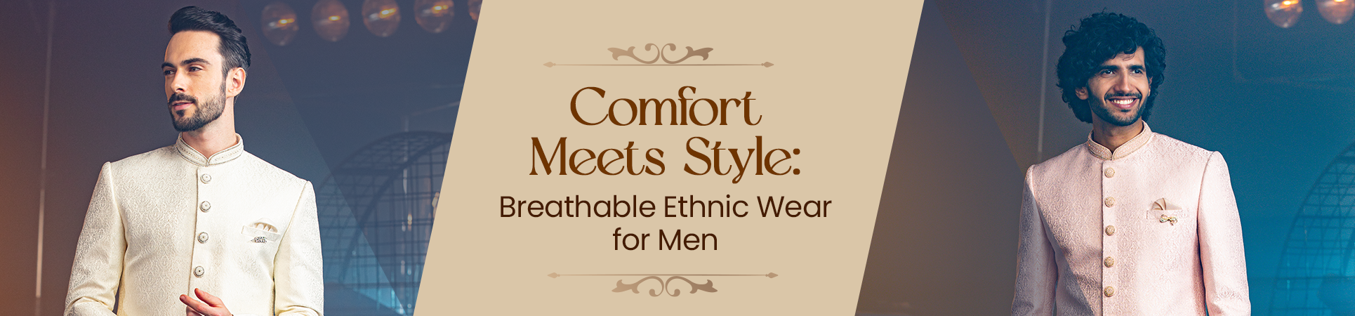 Buy Breathable & Stylish Men’s Ethnic Wear | Shirts, Suits & Blazers Online