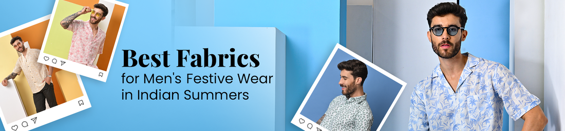 Top Fabrics for Festive Men's Wear in Indian Summers | Success Menswear