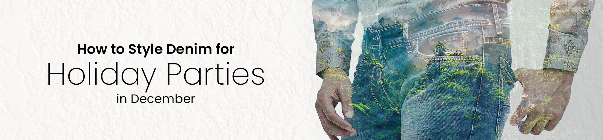 How to Style Denim for December Holiday Parties | Men’s Denim Jeans Outfit Guide