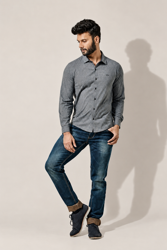 Knitted Casual Shirt