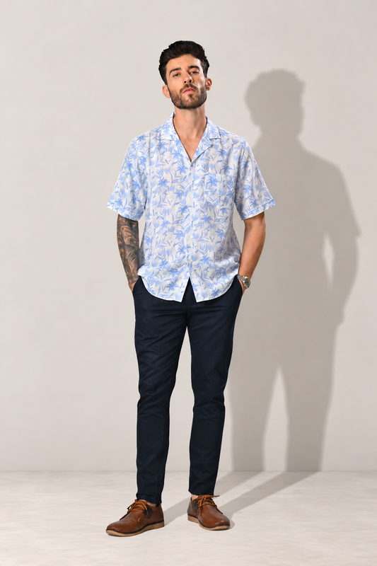 Revere Collar Printed shirt