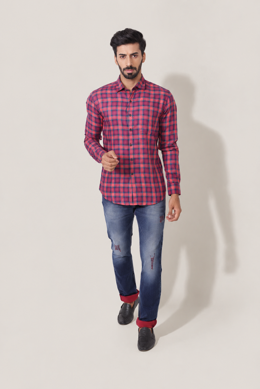 Checkered Casual Shirt