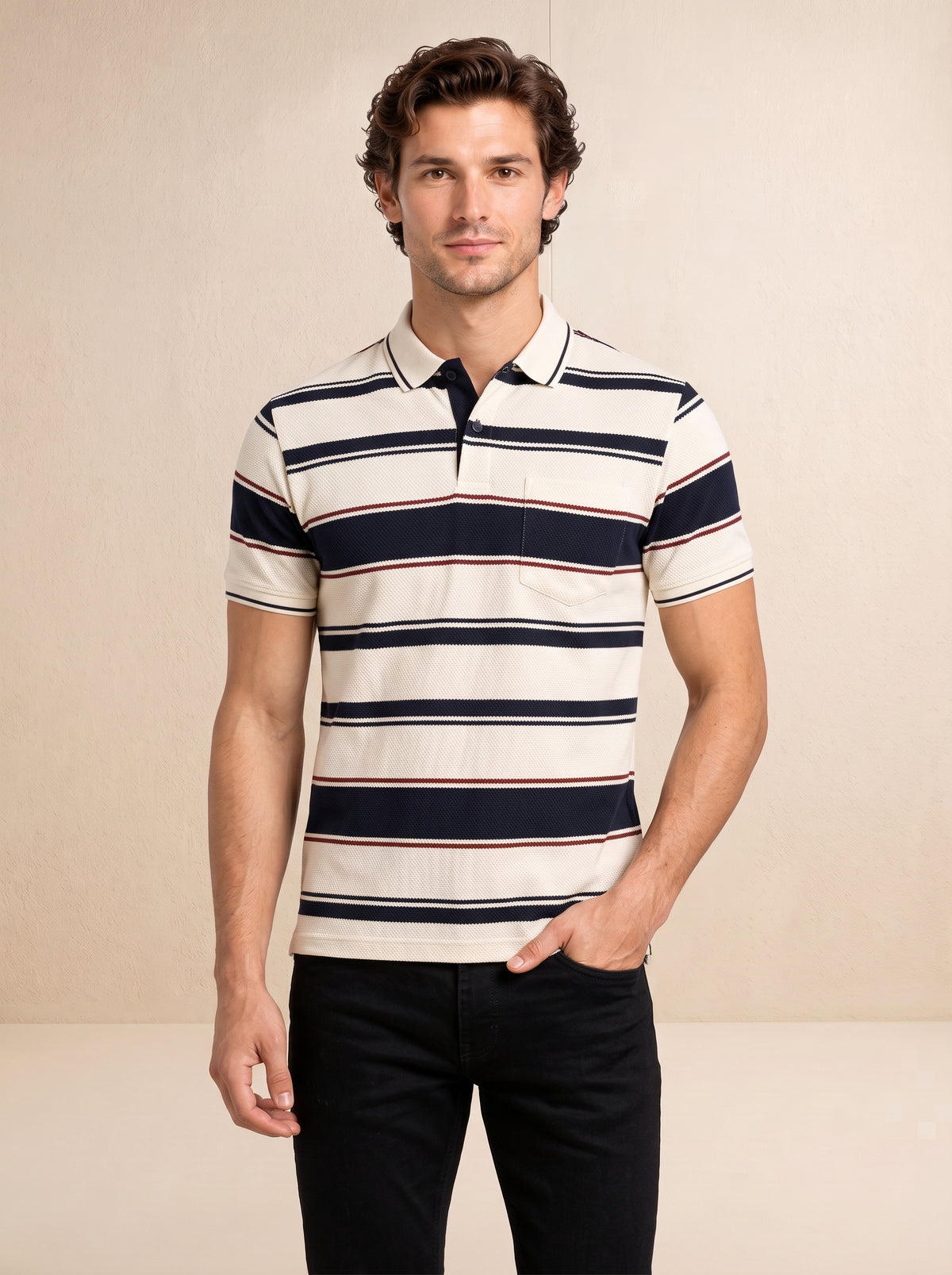 Men Striped T-Shirt