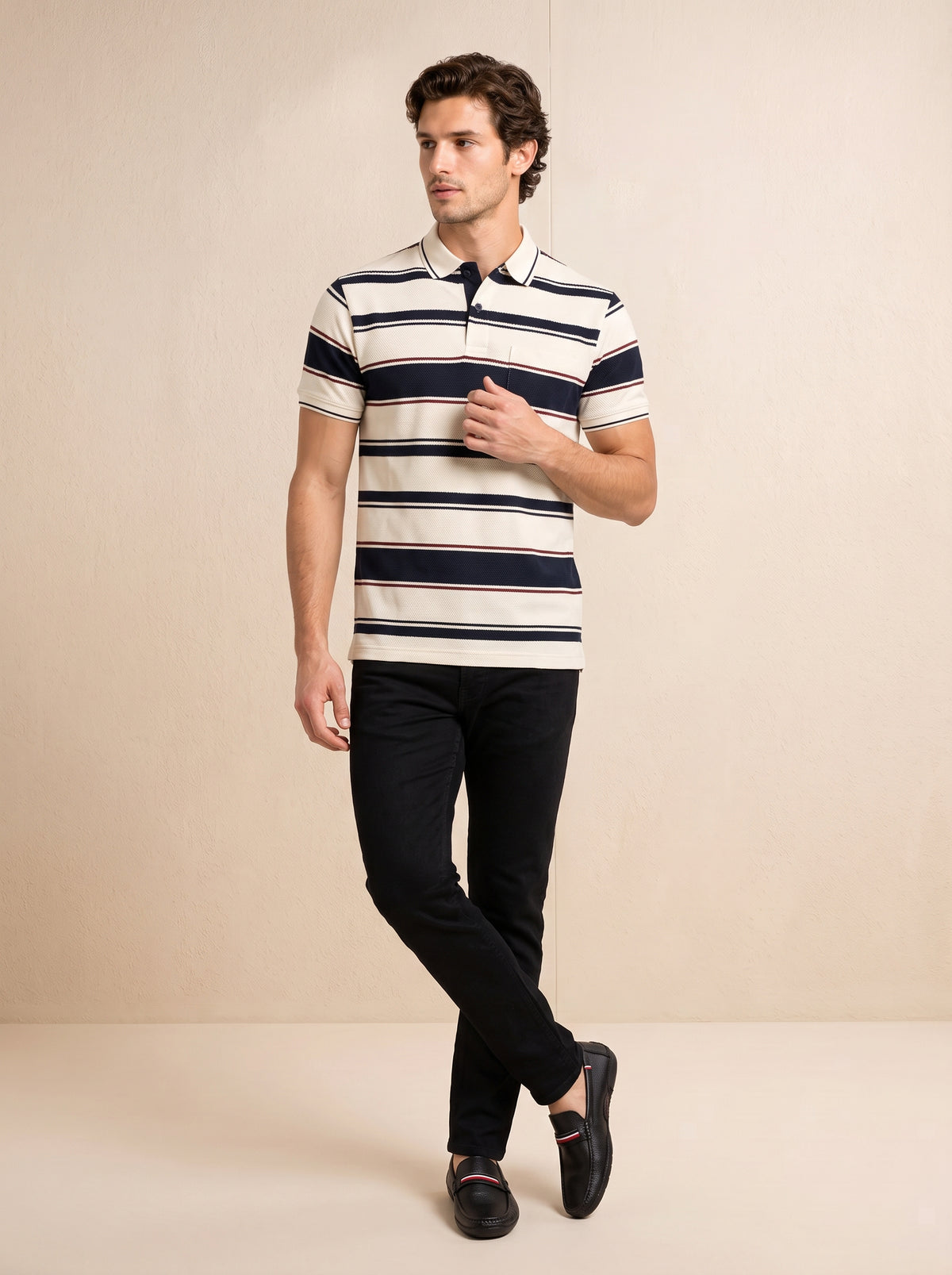 Men Striped T-Shirt