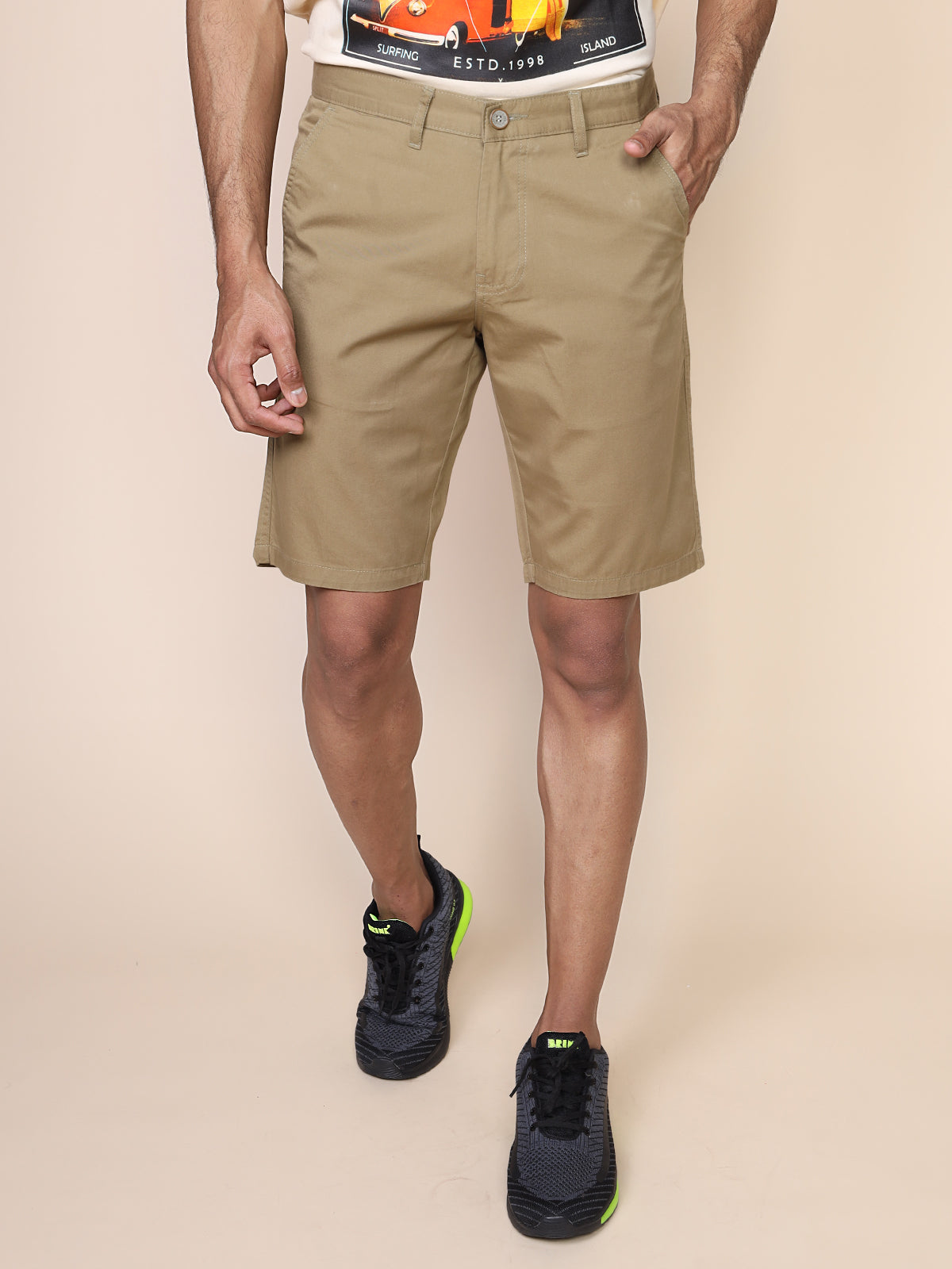 Cotton Solid Color Shorts Men High Quality Summer Casual Business Social  Elastic Waist Men Shorts Hombre Half Pants Beach Shorts - AliExpress