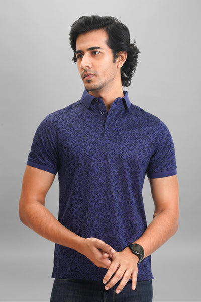 Printed Men's Polo T-Shirt