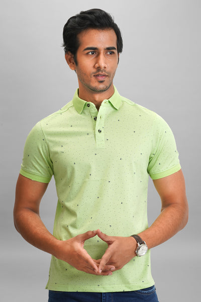 Printed Men's Polo T-Shirt