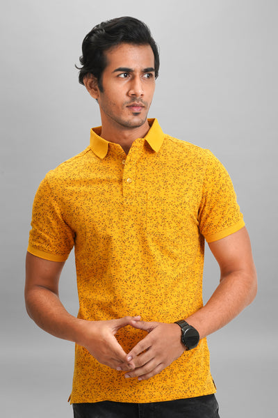 Printed Men's Polo T-Shirt