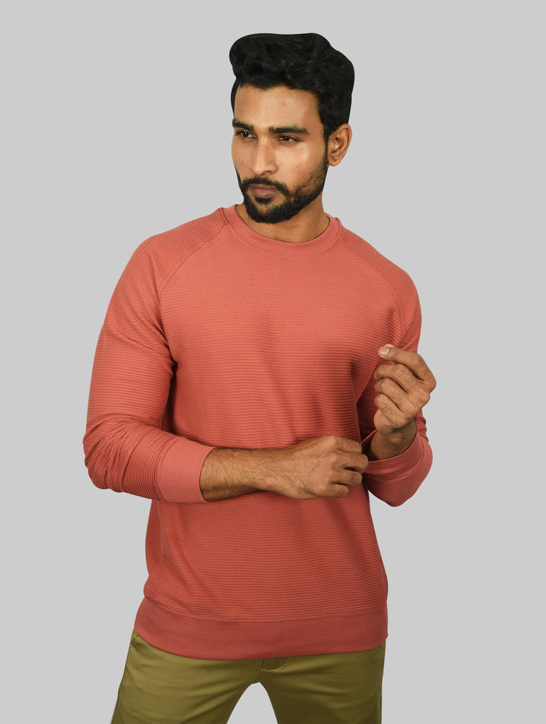 Round Neck Cotton Pullover